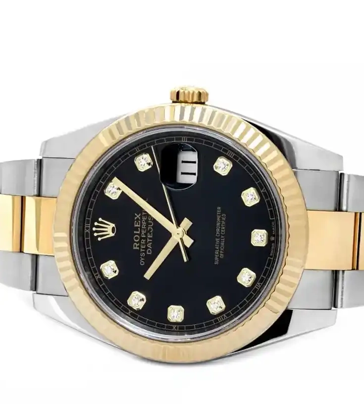 PrestigiousJewelrys Steel Stainless & Rolex 126333 Datejust Gold 0605